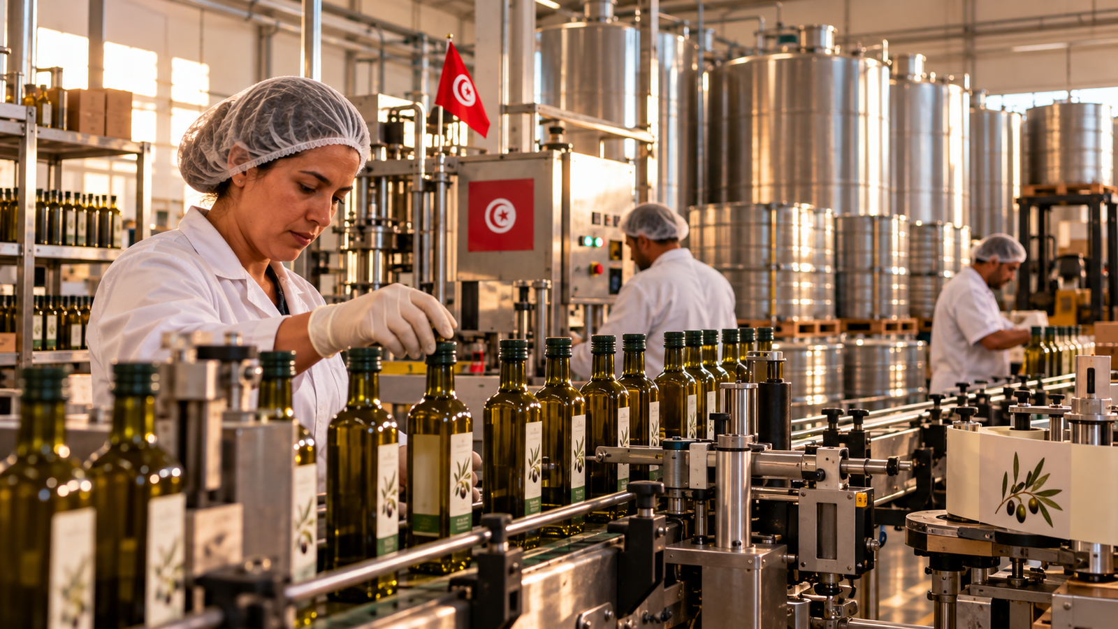 Tunisia Olive Oil Exports Soar — 86% Still Bulk