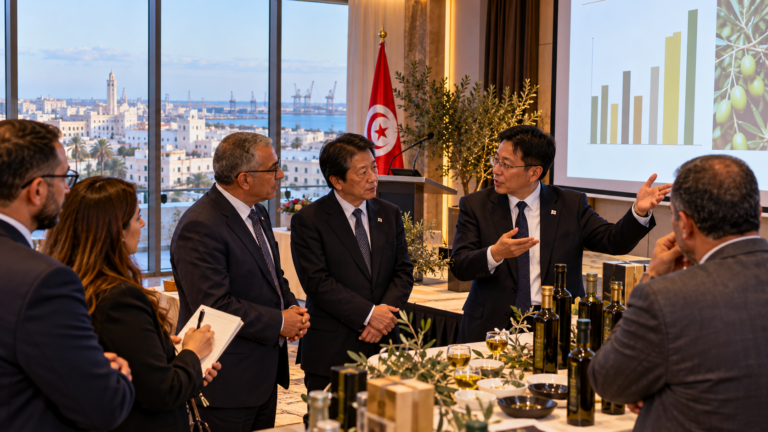 Japan’s Ambassador Visits Sfax Over Olive Oil Exports