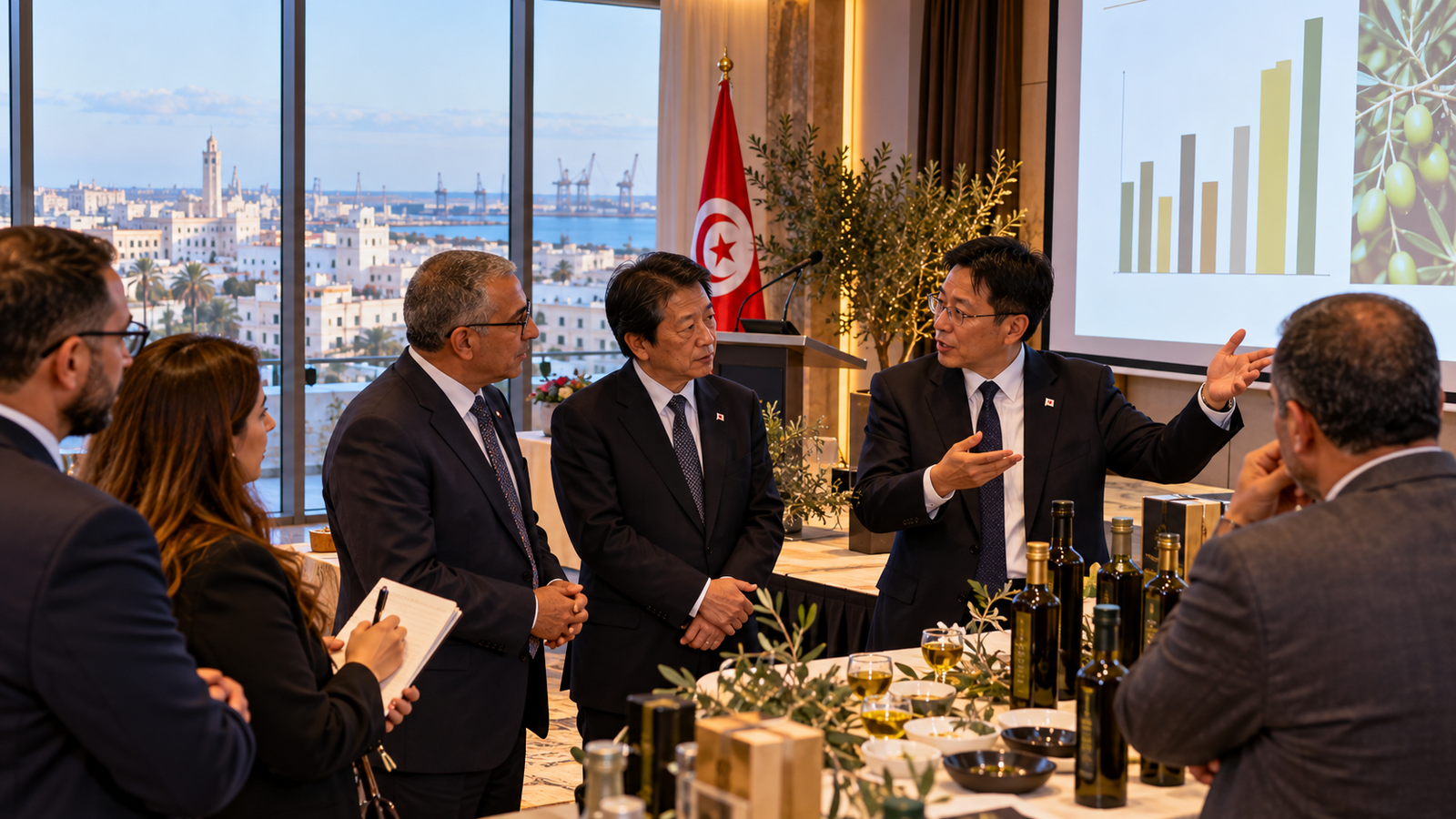 Japan’s Ambassador Visits Sfax Over Olive Oil Exports