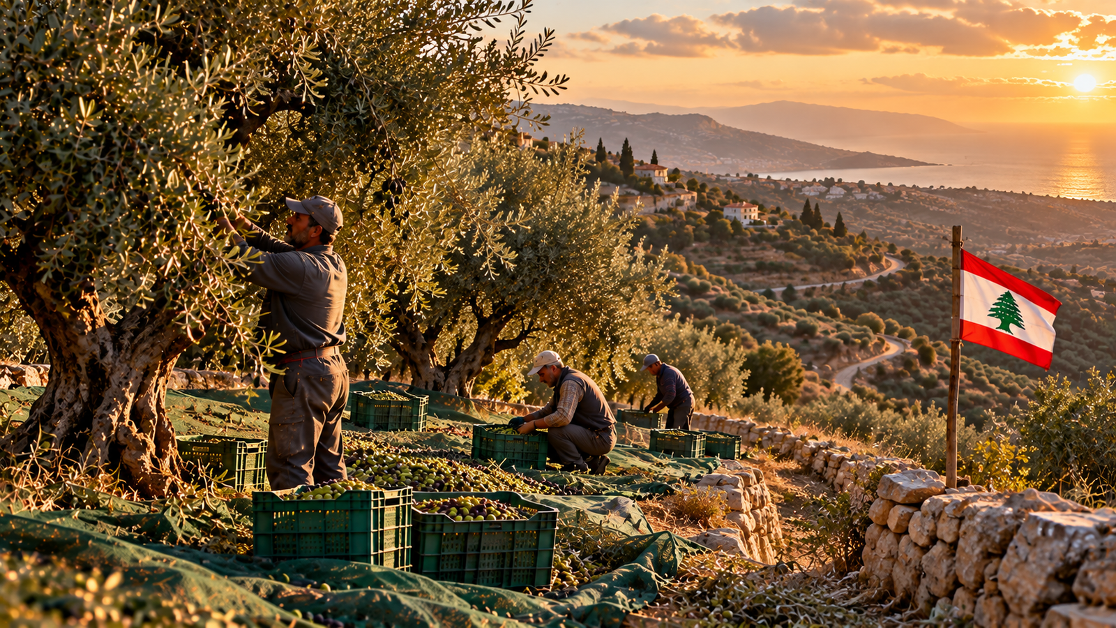 Lebanese Olive Oil Exports Plunge 54% Amid Conflict